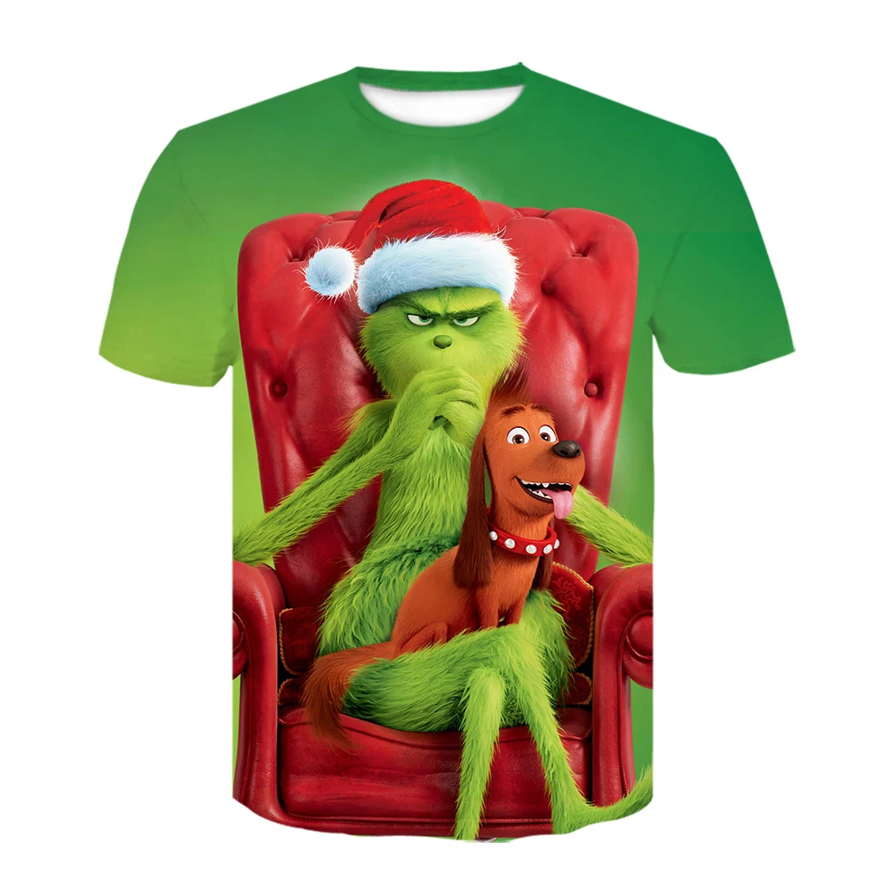 2020 summer new Anime 3d print Tshirt Shrek harajuku Short sleeve Cartoon oversized t shirt O-neck fashion streetwear | Мужская одежда