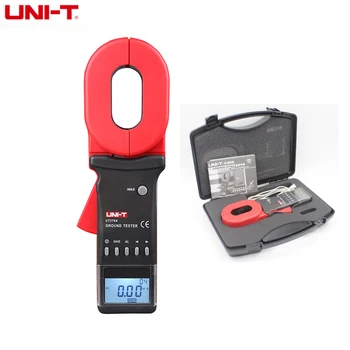 

UNI-T UT278A LCD Display Clamp 0.01-1200ohm Ohmmeter Digital Ground Resistance Tester & Leakage Current Test 0mA~30A