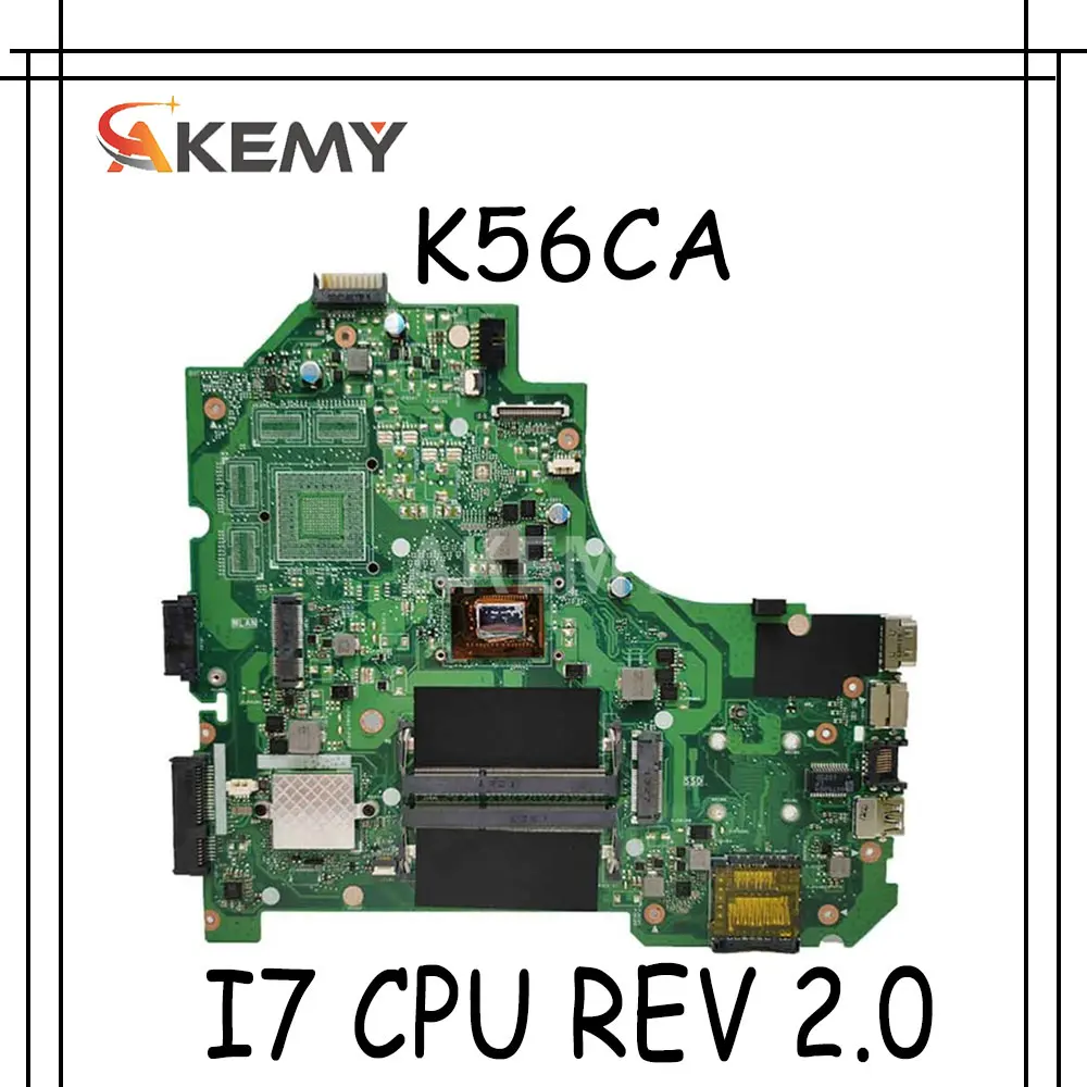 Для ASUS K56CA K56CM S56C A56CM A56C S550CM K56CB S550CB I7 REV 2 0 материнская плата для ноутбука
