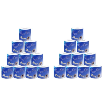

20 Rolls Silky & Smooth Soft Series 3-Ply Toilet Paper, Home Kitchen Toilet Tissue, Soft, Strong