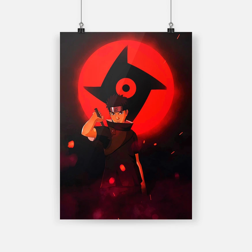 Mangekyou Sharingan Shisui Uchiha Anime Leinwand Malerei Decor Wand Kunst Bilder Studie Hause Wohnzimmer Dekoration Drucke Poster Painting Calligraphy Aliexpress