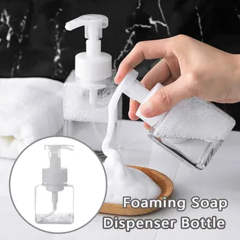 

250ml/400ml Portable Plastic Foaming Soap Dispenser Pump-Bottle Liquid Atomizer Pot Mini Empty Cosmetic Makeup Containers Z0409