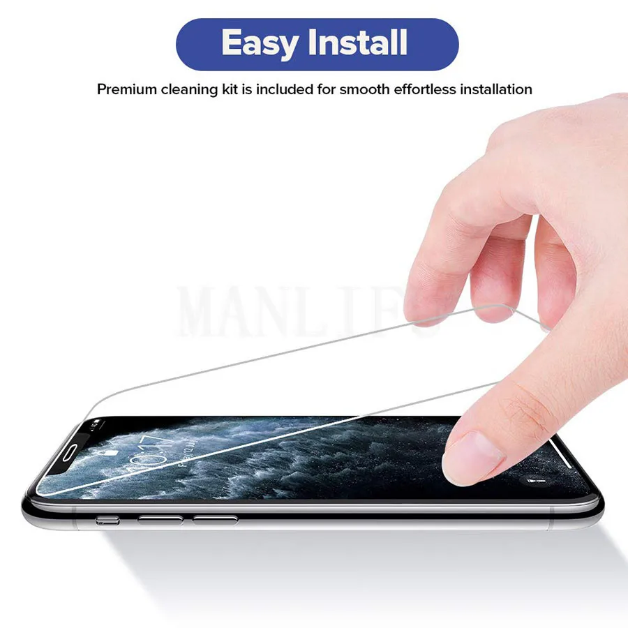 9D передняя+ задняя полное покрытие из закаленного стекла для iPhone 11 Pro Max 11H Защитная стеклянная пленка для экрана iPhone 11 Pro 11