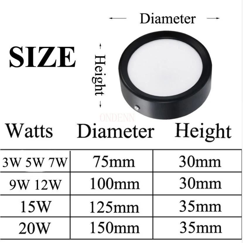 Dimmable LED downlight light COB Ceiling Spot Light 5W 7W 10W ceiling recessed Lights Indoor Lighting