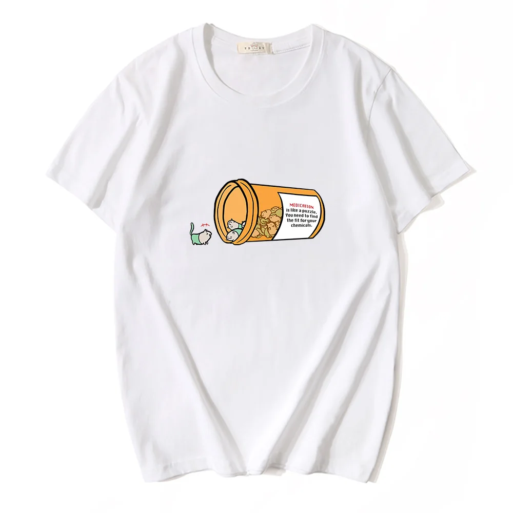 

Новинка лета 2021, футболки с коротким рукавом и принтом кошки, мужские удобные мягкие топы из 100% хлопка, свободная Мужская одежда