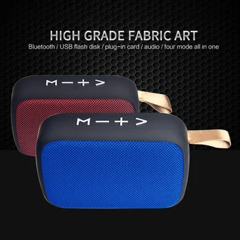 

Mini Bluetooth Speaker Portable Wireless Loudspeaker Sound Stereo Music Surround Outdoor Speaker Support FM TFCard