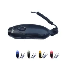 Electronic Whistle 3 Tone Handheld Lanyard Survival Whistle On For Team Sports Cheerleading Basketball Referee Whistle 120DB