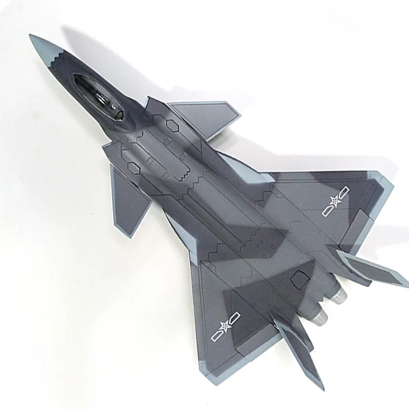 1/72 масштаб сплав боец китайская воздушная сила J-20 огонь Клык J20 самолет детские игрушки Детский подарок для коллекции