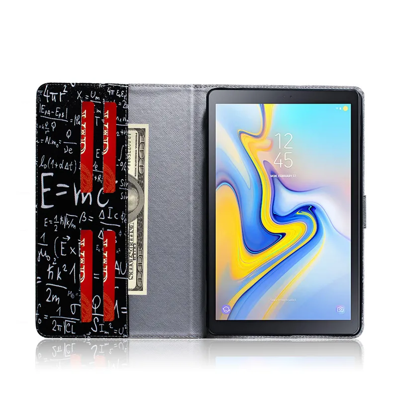 Чехол Wekays для samsung Tab A2 10,5 T590, мультяшный кожаный флип-чехол для samsung Galaxy Tab A 10,5 T590 T595 T597, чехол