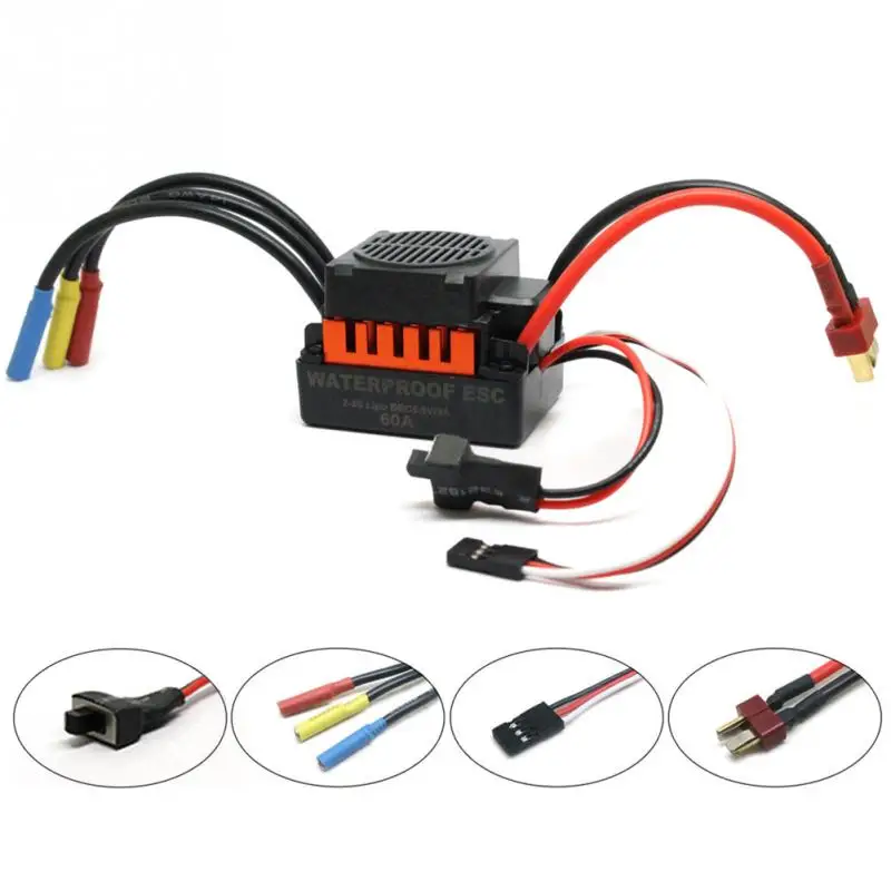 

For RC Truck 60A ESC Waterproof Motor Kit Off Road Brushless Overheat Protection Professional Accessories 4300KV Durable