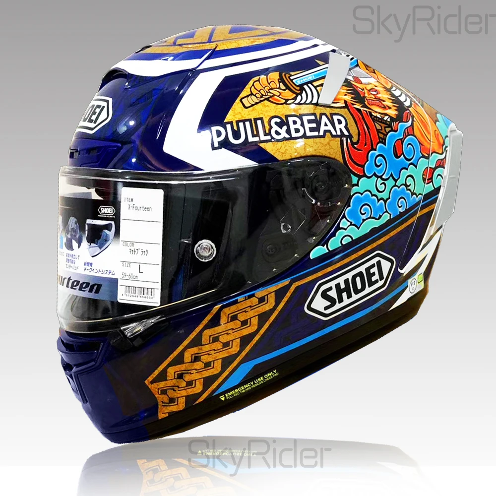 Full Face Motorcycle helmet X14 lucky cat2 Helmet Riding Full Face Motorcycle helmet X14 lucky cat2 Helmet Riding