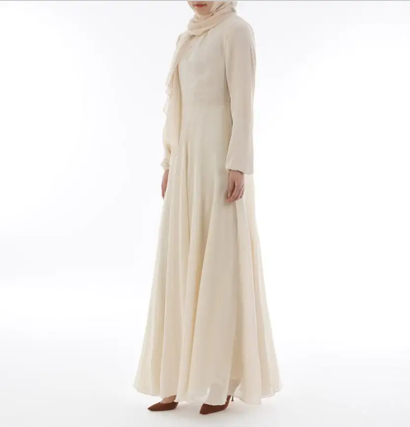 Шифоновая абайя Дубай Musulmane Арабская женская одежда jilbaw Femme Musulman платья для хиджаб турецкий летние платья Caftan Турция KJ