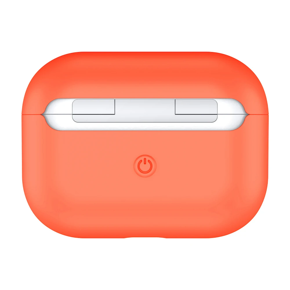Macaron сплошной цвет ультра тонкий чехол для наушников для Airpods чехол милый силиконовый Bluetooth наушники защитный чехол-3 поколения - Цвет: 10