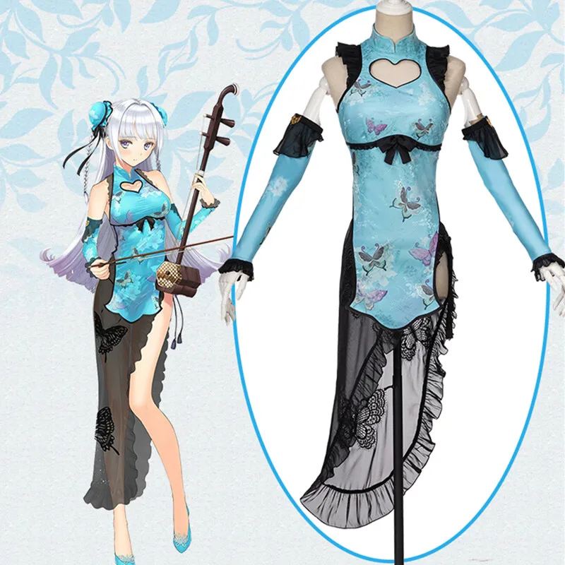 UWOWO Daiyu костюм для косплея женское сексуальное платье Китайский Cheongsam милые