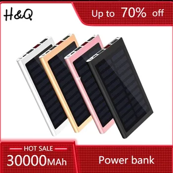 ワイヤレス30000 12000mahパワーバンクデュアルusbミラースクリーンワイヤレス充電器powerbank bateriaの外部ためiphone8 × 三星