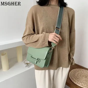 

Small Solid Color Pu Leather Crossbody Bags For Women 2020 Fashion Shoulder Messenger Bag Lady Travel Handbags