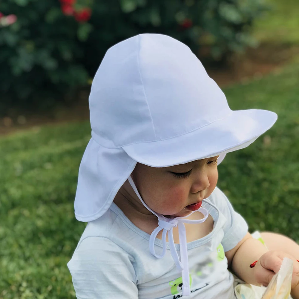 Baby Toddler Kids Outdoor Beach Sun Hat Summer Wide Brim Sun Protection Cap