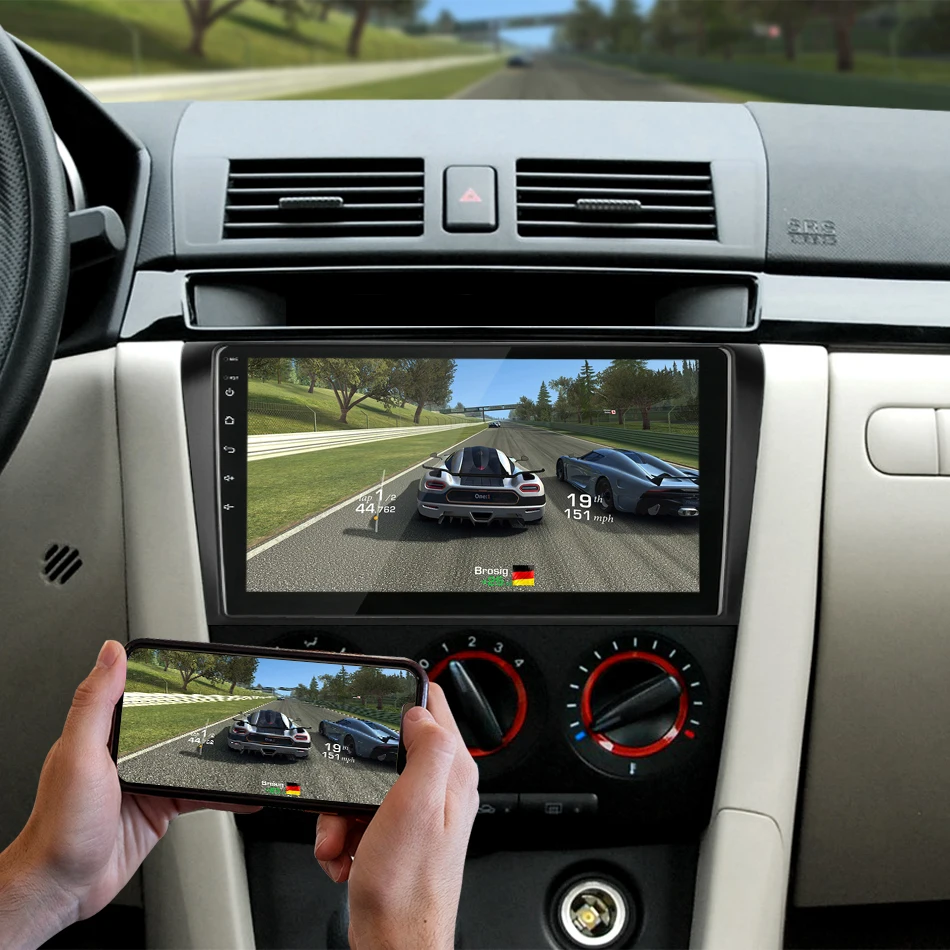 Android 8,1 2 din Автомобильный Радио мультимедийный плеер для Mazda 3 2004-2009 maxx axela RDS DSP навигация gps головное устройство авто стерео