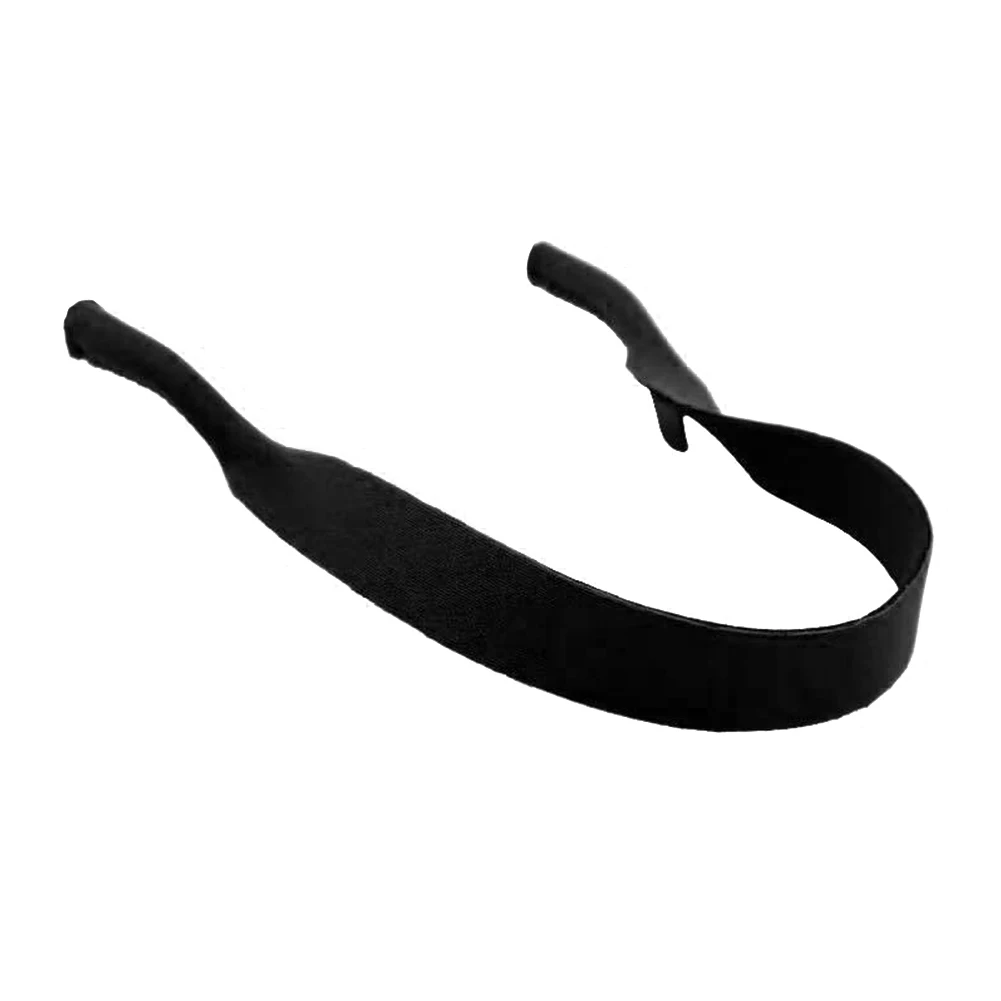Ремень шнурок для очков многоцветный унисекс спортивные аксессуары противоскользящие очки кабель Ожерелье Веревка поддержка плавания - Цвет: Черный