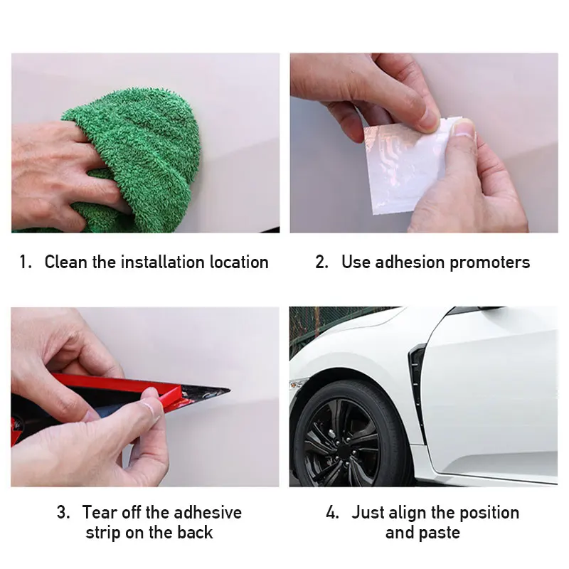 thumbnail image 2 of 2 PCS Car Hood Vent Cover, Waterproof And Beautiful Jamaica 2 of 13