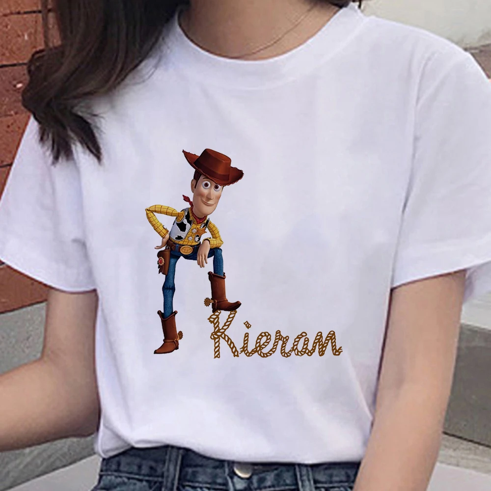 

Disney T-shirt Harajuku Toy Story Breathable Short Sleeve Leisucre Cartoon Streen Fashion Minimalist Fine Crewneck Tee Shirt