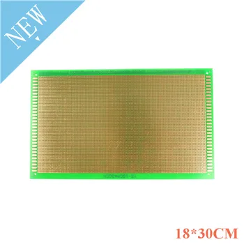

18*30CM DIY PCB Universal Circuit Board Test Green Oil Board Breadboard Bakelite Plate CNC Glass Fiber 18x30CM 18*300mm 18x300mm