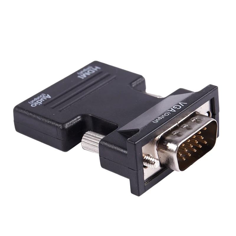 1080P HDMI Женский к VGA Мужской кабель аудиовыхода конвертер адаптер