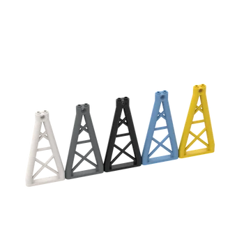 

BuildMOC 64449 1 x 6 x 10 triangle beam Building Blocks Parts DIY Educational Tech Parts Toys