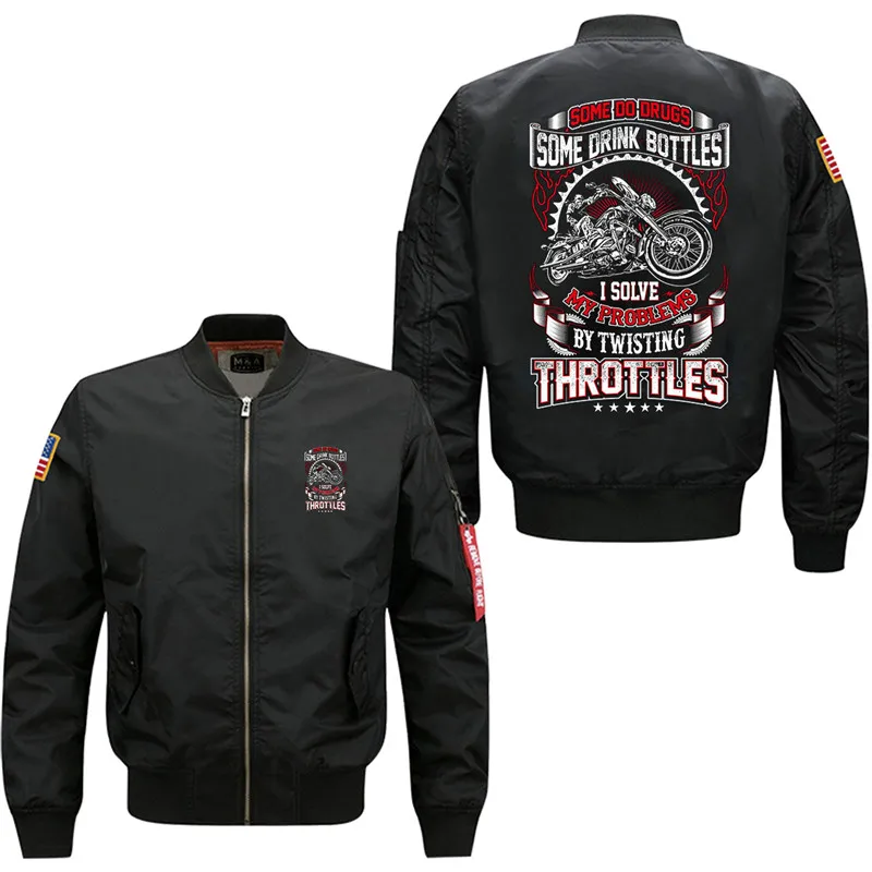 Мужская куртка-бомбер с хлопковой подкладкой принтом | одежда