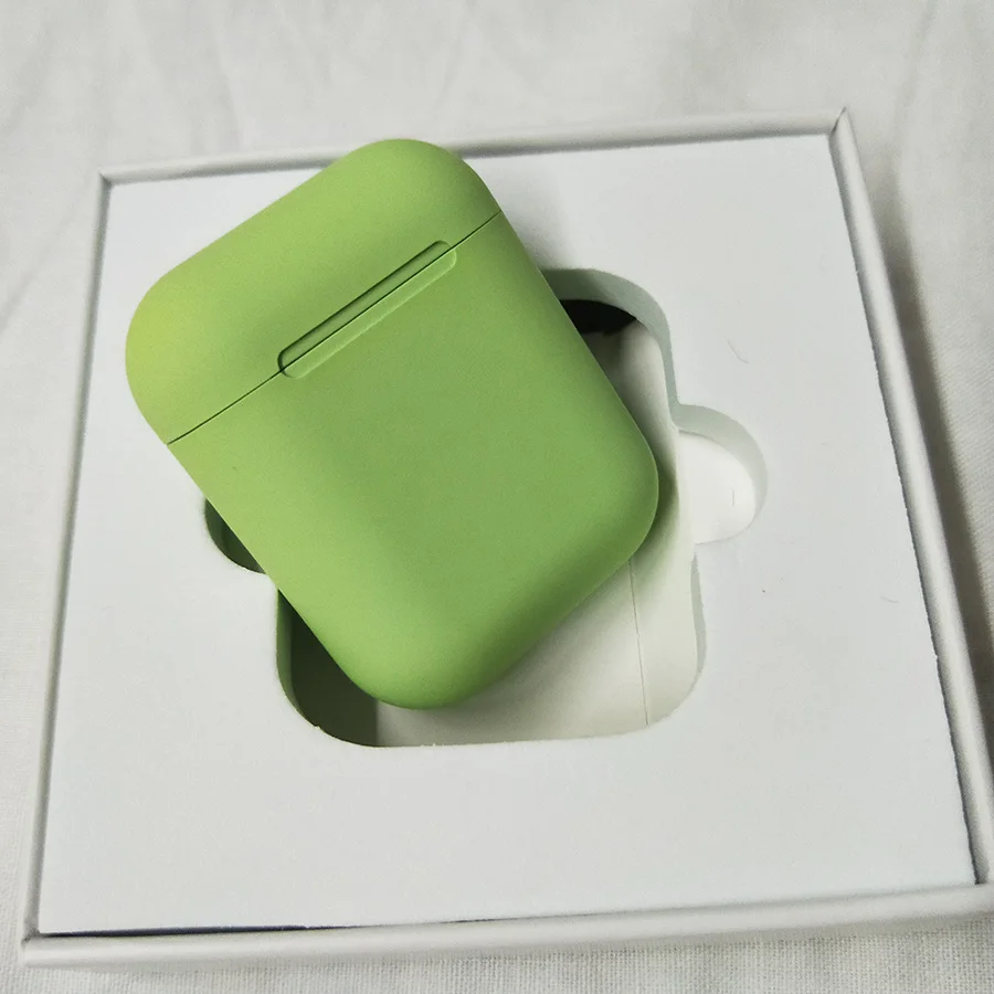 Green inpods 12 Всплывающие Bluetooth наушники 5,0 HIFI беспроводные наушники спортивные наушники гарнитура с микрофоном для iPhone xiaomi PK i12 i100 i200 tws AP2 - Цвет: Green inpods 12