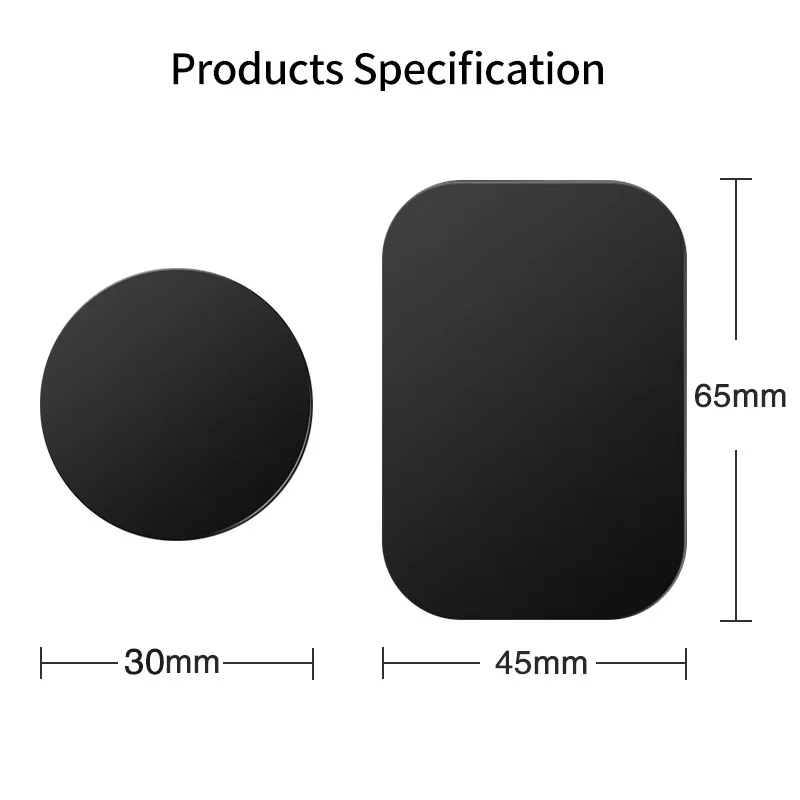 

Car Phone Holder Metal Plate Disk For Magnetic Car Phone Holder iRon Sheet For Magnet Mobile Phone Holder Car Stand Mount