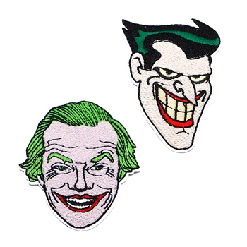 

Halloween Joker Embroidery Patch Joker Patches for Clothes Iron on Patch Personality DIY Accessories Patch S84-89