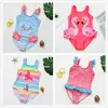 New Kids & Baby Girls Swimsuit 2~16Y Girls Swimwear Children Flamingo Swimwear High quality Kids Beach wear- 9021MIX ► Photo 1/6