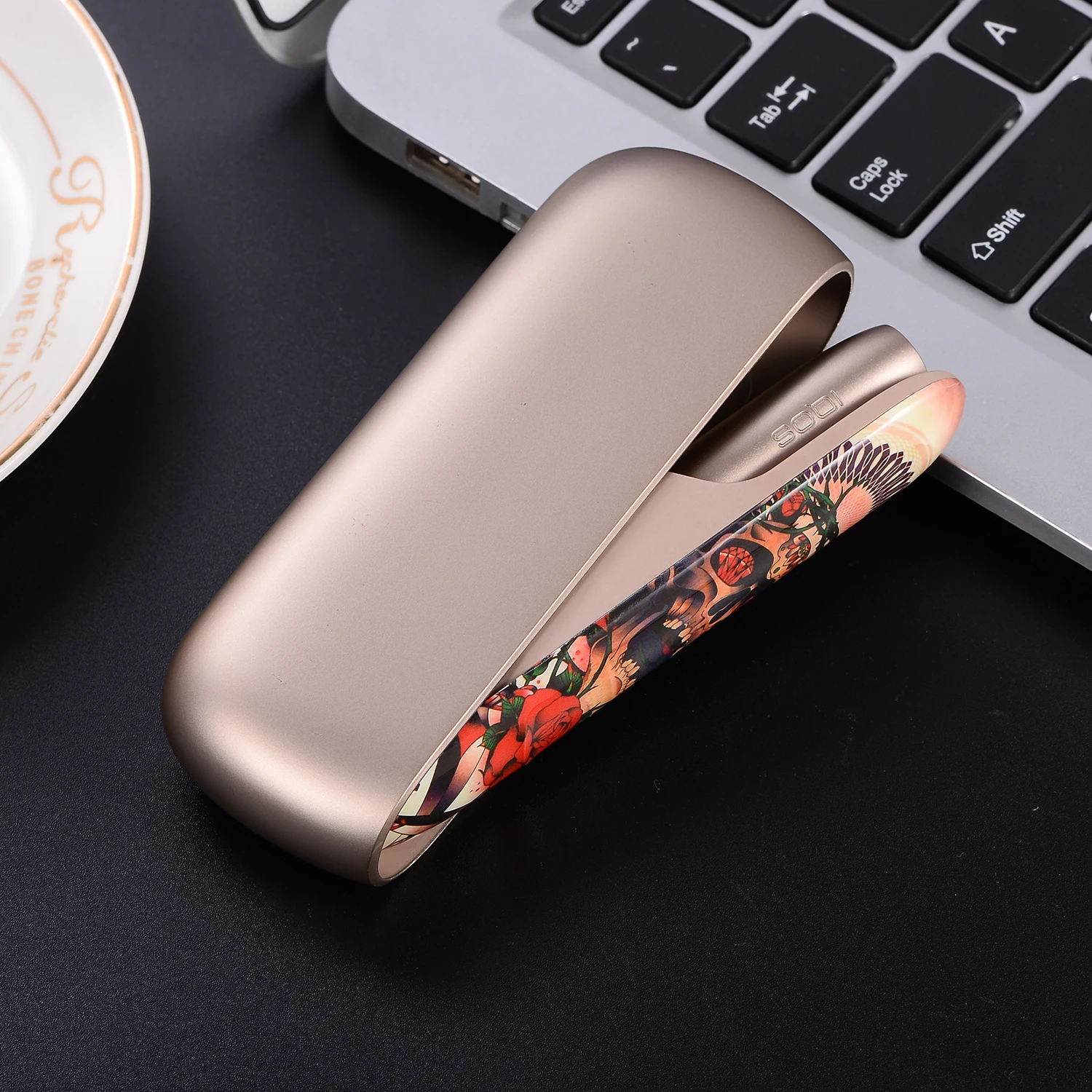New Camo Stone Design Replaceable Magnetic Caps For IQOS 3.0 Outer Cases Vape Side Cover Case 3 Fashion |