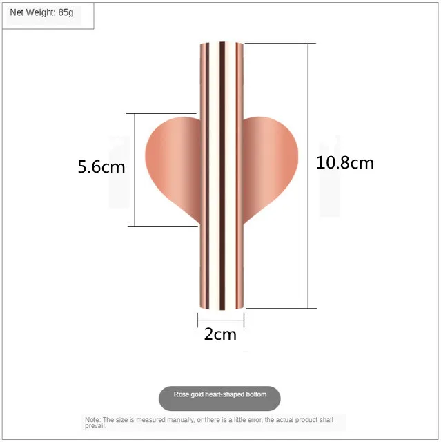 Rose gold heart