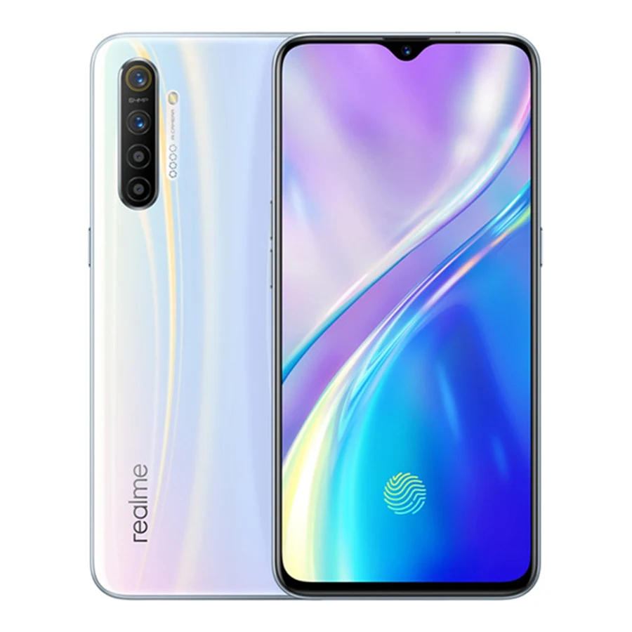 Глобальная версия Realme X2 6," мобильный телефон Snapdragon 730G 8 Гб 128 Гб 64 мп Al камеры 30 Вт Быстрое зарядное устройство встроенный отпечаток пальца NFC - Цвет: Original White