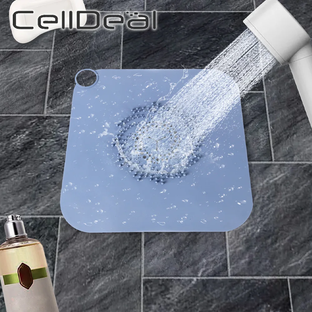 Floor Drain Cover Anti Clogging Silicone Filter Sewer Odor Proof Cover