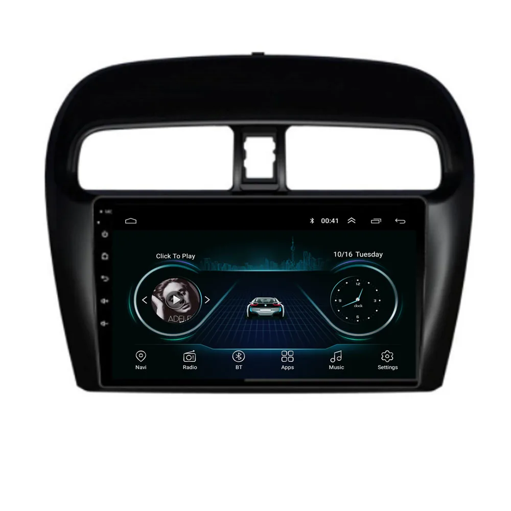 

4G LTE Android 8.1 For Mitsubishi Mirage 2012 2013 2014 2015 2016 Multimedia Stereo Car DVD Player Navigation GPS Radio