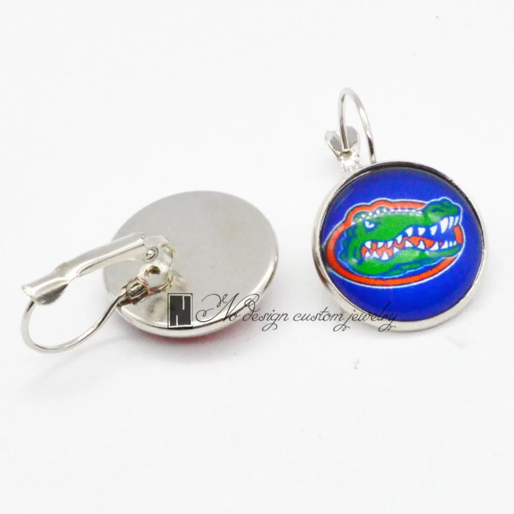

University of Florida NCAA Charms Earings French Hook Earrings for Women Gift 10pcs(5 Pair)/Lot GE074