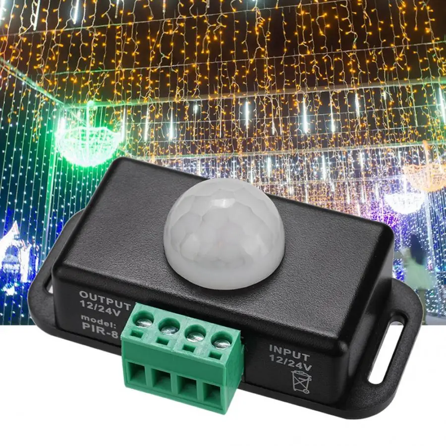 

motion sensor DC 12V 24V Automatic Intelligent Infrared Human Body Sensor Switch for Home czujnik ruchu