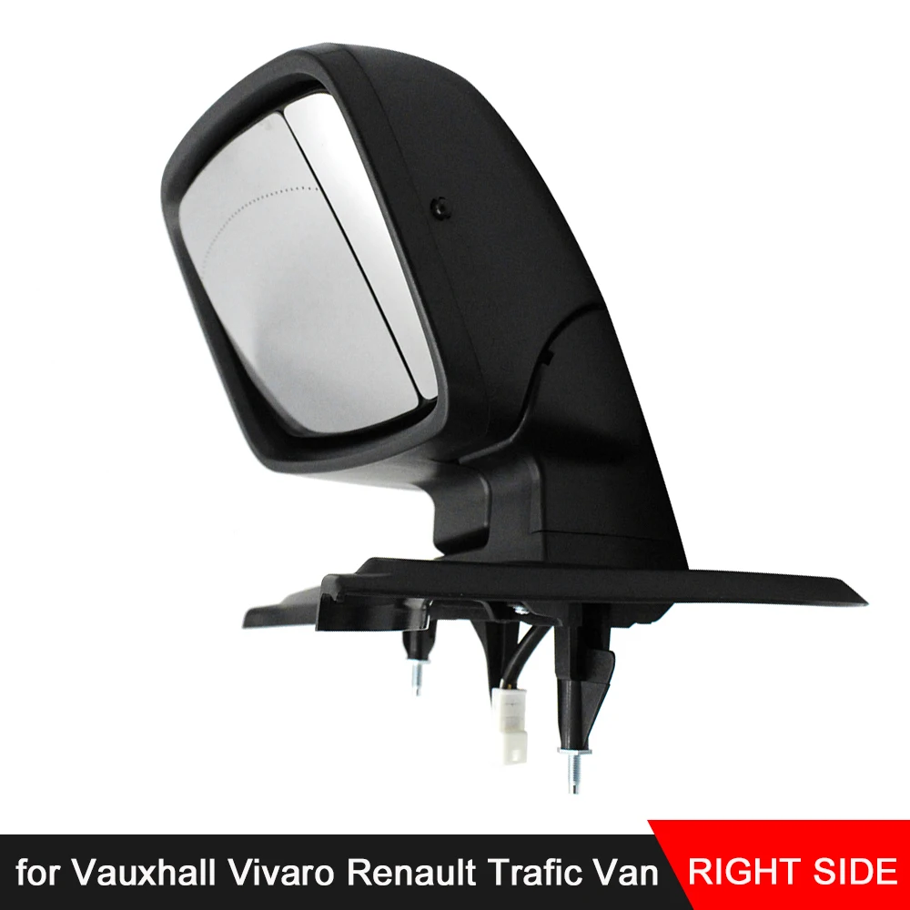 Электрическое черное крыло зеркало драйверы сбоку подходит для Vauxhall Vivaro Renault trafc Van