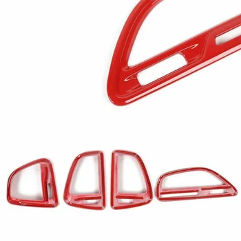 

4pcs Air Condition Outlet Vent Trim Stylish Decor For Dodge Challenger