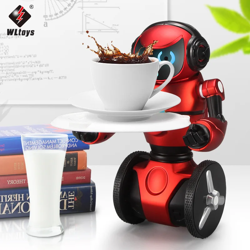 Weili F1 Two Wheels Intelligent Robot Multi-functional Gravity Sensing Remote Control Robot Automatic Obstacle Avoidance New Sty
