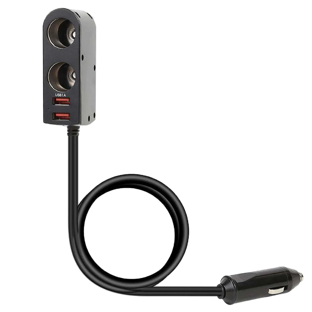 2A быстрая зарядка, автомобильное зарядное устройство, двойной USB порт, 12 В адаптер зажигалки