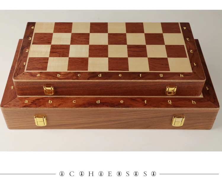 Jogos de xadrez de madeira profissional grande dobrável portátil premium  jogo mesa família gry planszowe entretenimento ed50zm - AliExpress