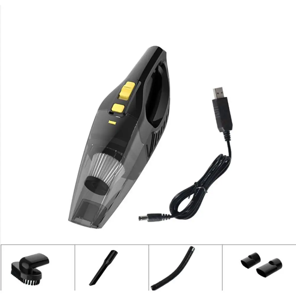Портативный пылесос 120 Вт высокой мощности USB беспроводной портативный зарядный пылесос для домашнего автомобиля - Цвет: B