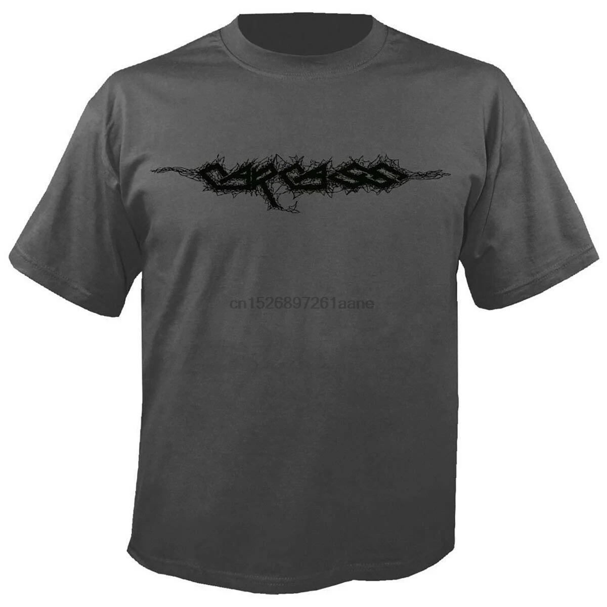 

Carcass 'Logo' Charcoal T shirt - NEW reek of putrefaction heartwork necroticism