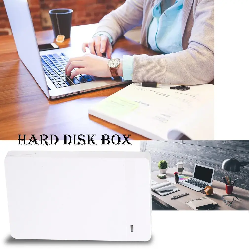 Жесткий диск корпус мобильный жесткий диск коробка USB3.1 для SATA Hardisk с USB C кабелем для Windows для Mac OS