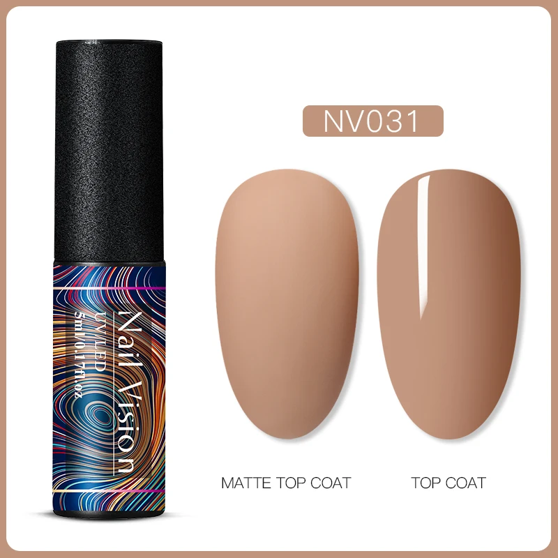 Nail Vision 60 цветов Матовый УФ-гель для ногтей 5 мл чистый цвет ногтей матовое верхнее покрытие Замачивание ногтей гель лак маникюрный лак - Цвет: AAS06626