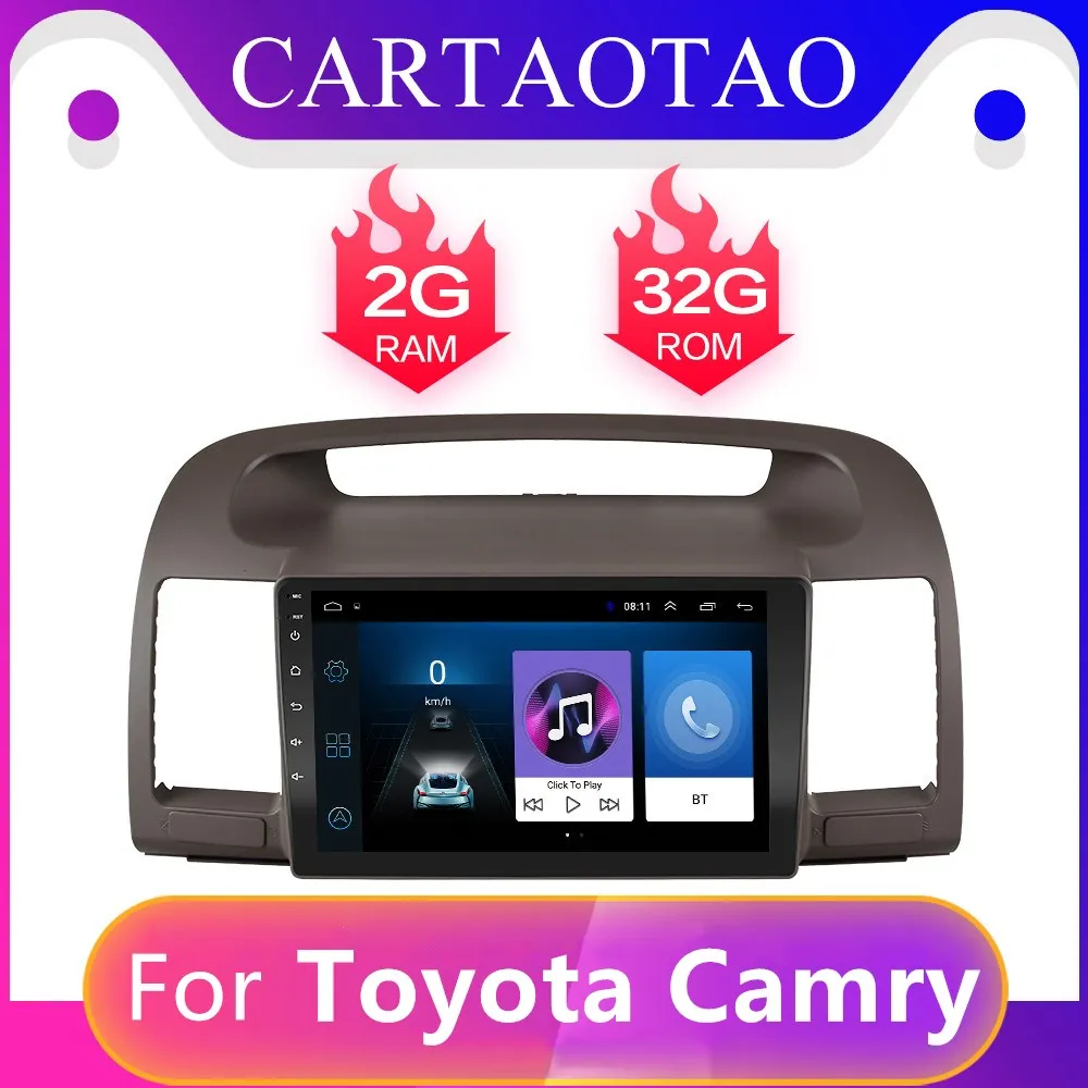 Автомагнитола для Toyota Camry 2 din Android 2002 Go 2003 2004 2005 2006 |Мультимедиаплеер авто| |